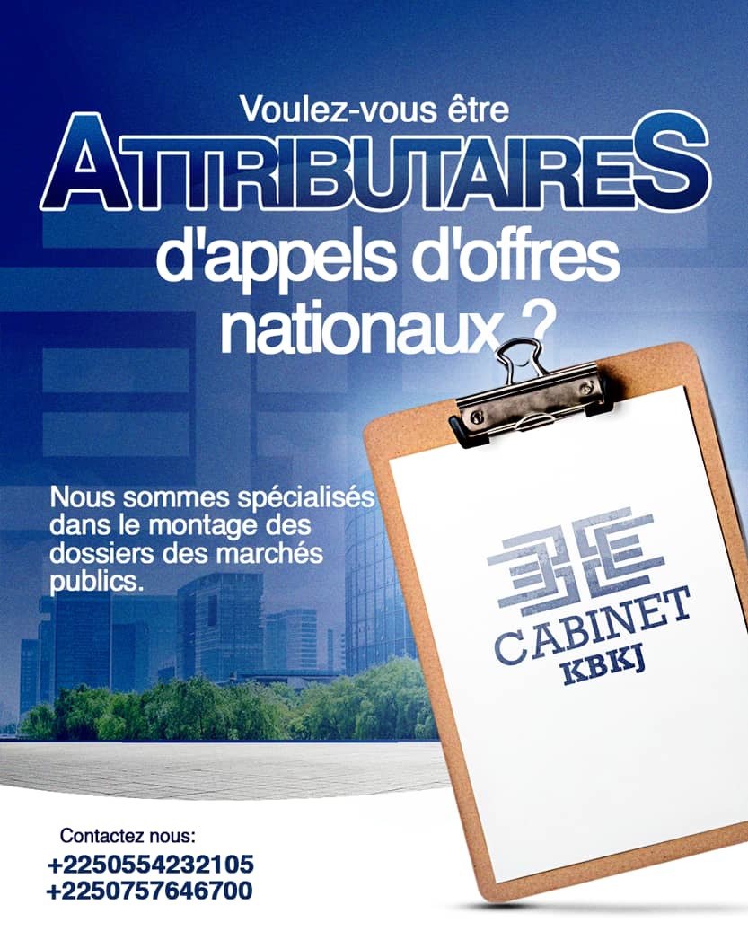 ATTRIBUTAIRES D'APPELS D'OFFRE