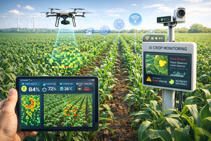 Comment l'intelligence artificielle révolutionne la gestion des cultures